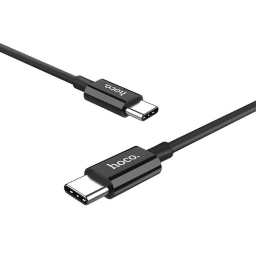 Кабель Hoco X23 Skilled type-c to type-c charging data cable Black 00794