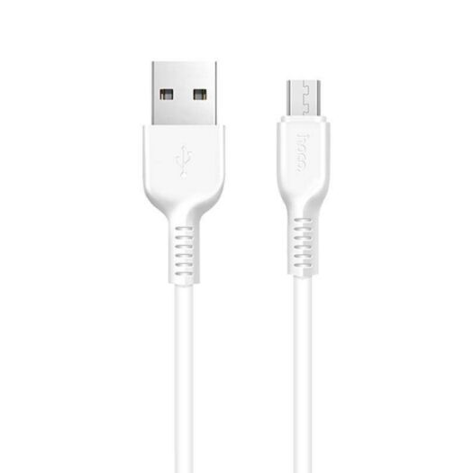 Кабель Hoco X20 Flash Micro charging cable ( L-1M ) White 00819