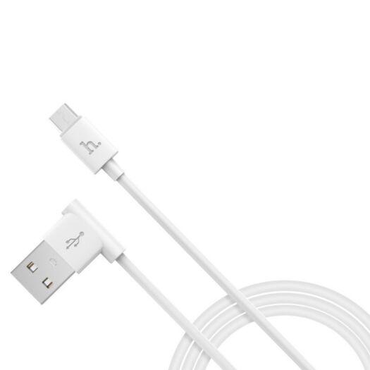 Кабель Hoco UPM10 L shape changing cable for Micro USB White 01061