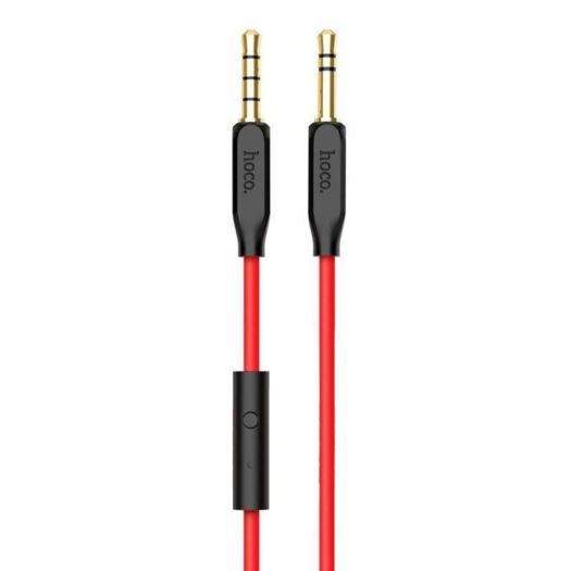 Кабель Hoco UPA12 AUX audio cable ( with mic ) Black 01194