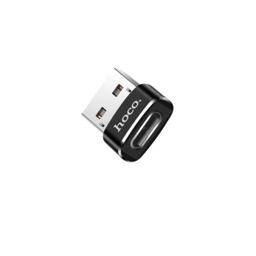 Адаптер Hoco UA6 USB to Type-C converter Black 01223