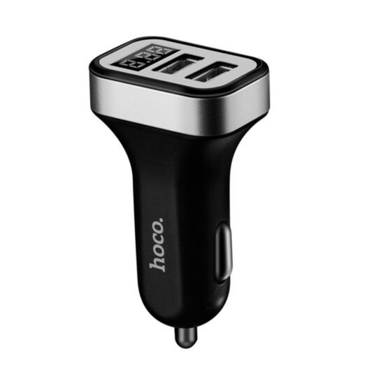 АЗП Hoco Z3 LCD car charger 2USB 3.1A Black 01300