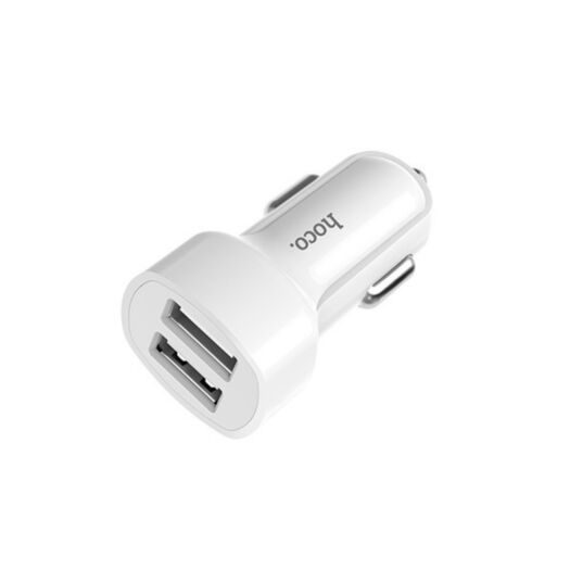 АЗП Hoco Z2A two-port car charger 2USB 2.4A White 01302