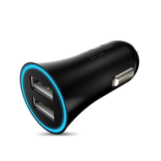 АЗП Hoco UC204 Car Charger 2USB 2.4 A Black 01314