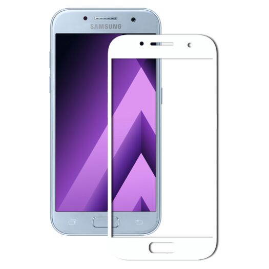 Защитное стекло Full Glue для Samsung Galaxy A320 2017 White 01539