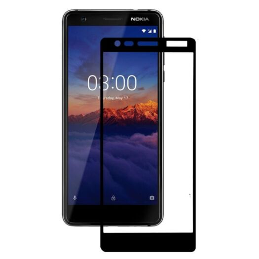 Защитное стекло Full Glue для Nokia 3.1 Black 02269