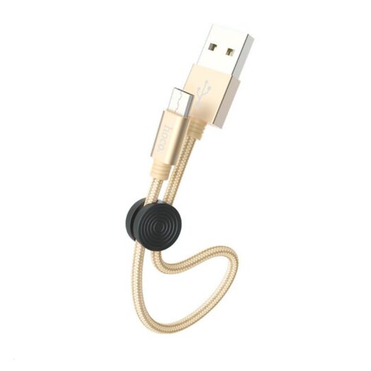 Кабель Hoco X35 Premium charging data cable for Micro ( L-0.25M ) Gold 02841