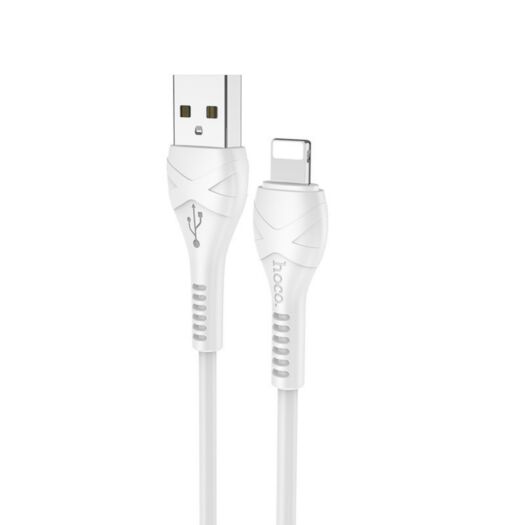 Кабель Hoco X37 Cool power charging data cable for Lightning White 03417