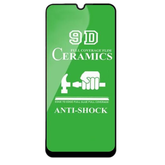 Защитное стекло Ceramic Samsung A20/A22 4G/A30/A30s/A31/A32/A33/A40s/A50/A50s/M21/M22/M30/M30s/M31/M32 Black 04448