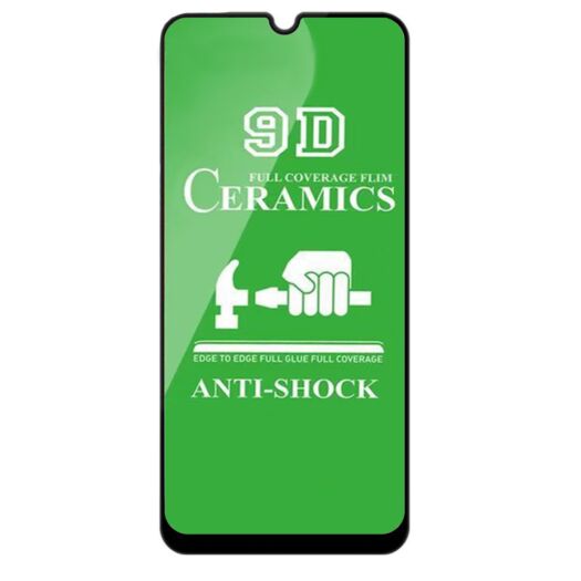 Защитное стекло Ceramic Samsung A01/A40 Black 04450