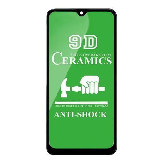 Защитное стекло Ceramic Samsung A10/A10S/M10/M01s Black 04462