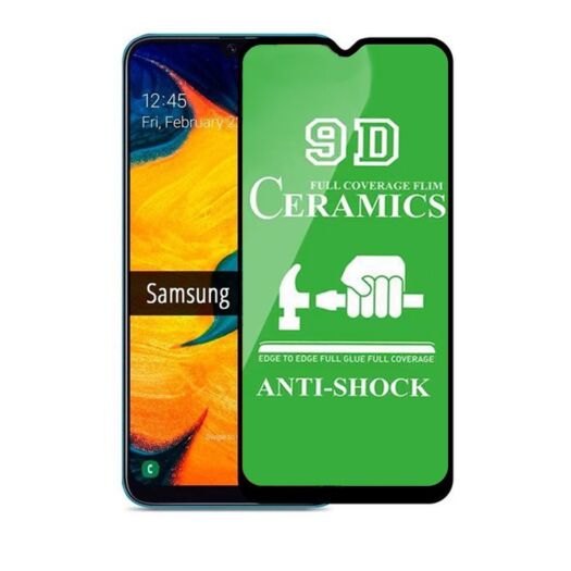 Захисне скло Ceramic Samsung A01/A40 Black 05661