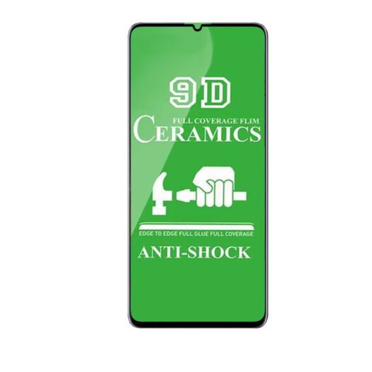 Защитное стекло гибкое Ceramic для Samsung A41 Black 05664