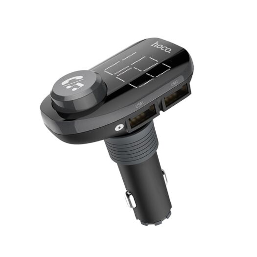 FM-трансмітер Hoco E45 Happy route car wireless FM transmitter Black 05728