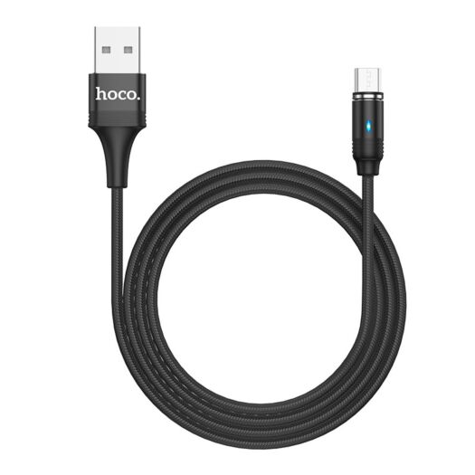 Кабель Hoco U76 Fresh magnetic charging cable for Micro Black 05787