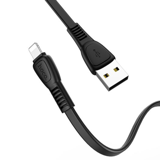 Кабель Hoco X40 Noah charging data cable for Lightning Black 05798