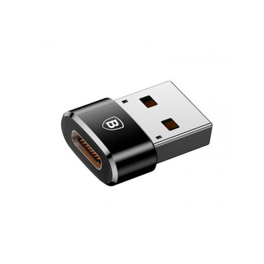 Адаптер Baseus Exquisite USB Male to Type-C Female Adapter Converter Black 05899