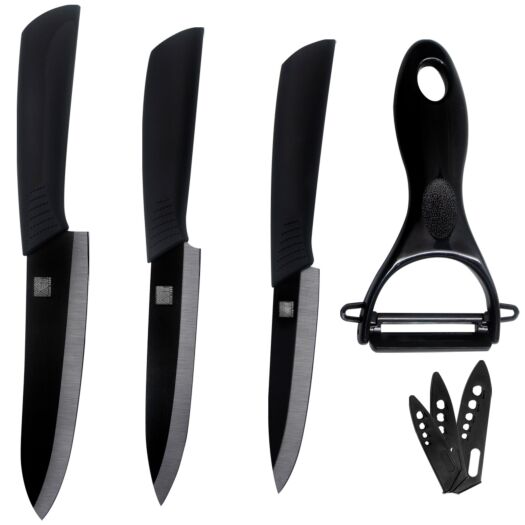 Набор ножей Huo Hou Nano Ceramic Knife Set Black HU0010 06534