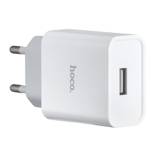 Сетевое зарядное устройство Hoco C81A Asombroso single port charger (EU) White 06631