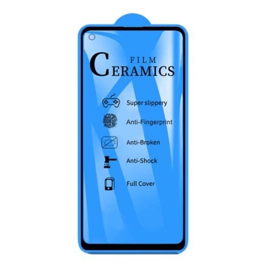 Защитное стекло гибкое Ceramic для Samsung A21 Black 06873
