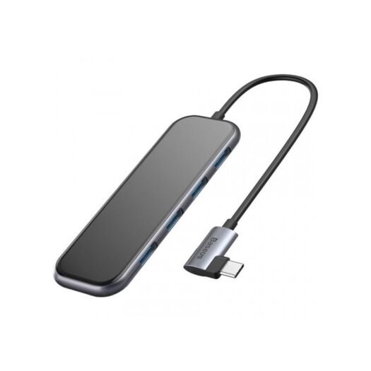 USB-хаб Baseus Multi-functional HUB (Type-C to 4xUSB3.0+PD) Deep Gray 06991