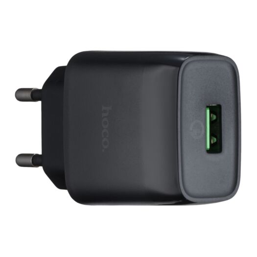 МЗП Hoco C72Q Glorious single port QC3.0 charger ( EU ) Black 07165