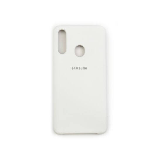 Чохол Jelly Silicone Case Samsung A20S White ( 9 ) 07560