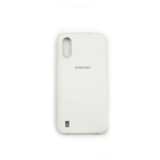 Чохол Jelly Silicone Case Samsung A01 White ( 9 ) 07663