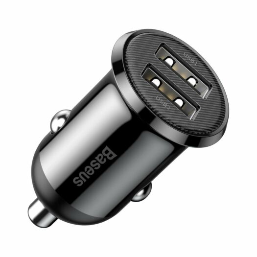 АЗП Baseus Grain Pro Car Charger (Dual USB 4.8 A) Black 09905