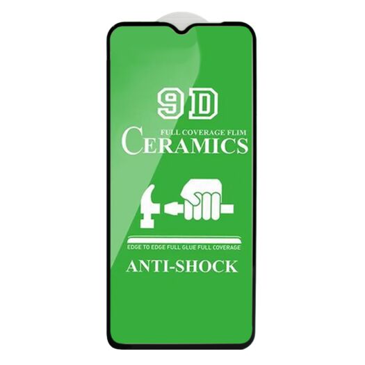 Защитное стекло Ceramic Samsung A12/A13/A23/A32 5G/F12/F13/F23/M13/M23/M32 5G/M33 Black 09931