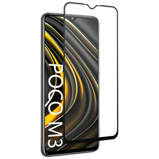 Защитное стекло 5D Xiaomi Redmi 9T/9 Power/Note 9 4G/Poco M3 Black 10008