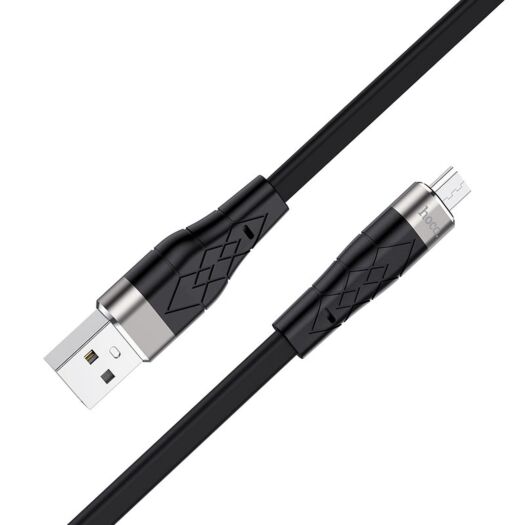 Кабель Hoco X53 Angel silicone charging data cable for Micro Black 10050