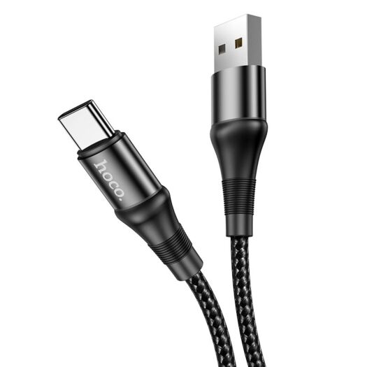 Кабель Hoco X50 Excellent charging data cable for Type-C Black 10081