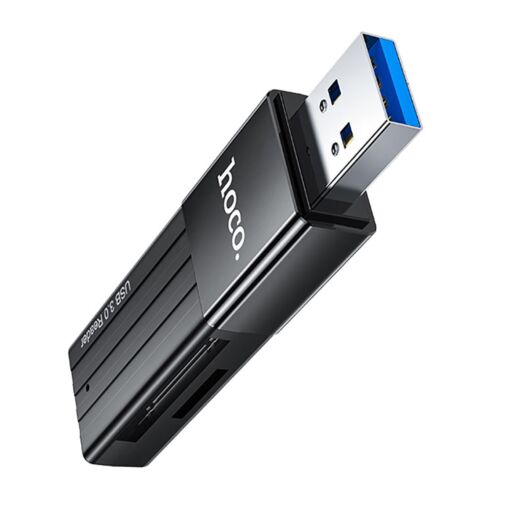 Кардридер Hoco HB20 Mindful 2-in-1card reader (USB3.0) Black 10090