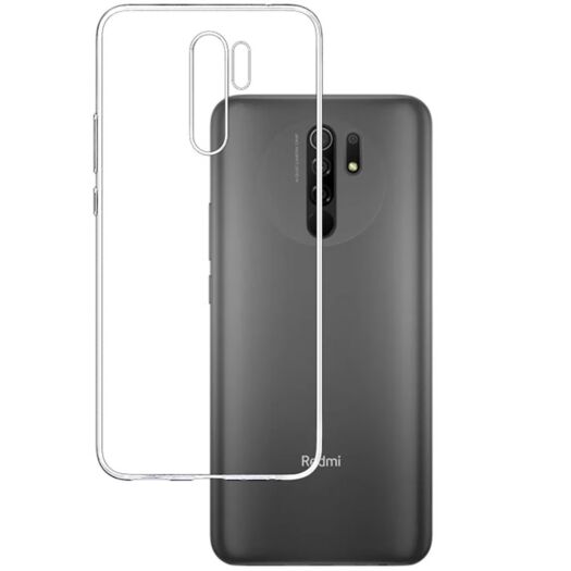 Чехол Silicone Case WS Xiaomi Redmi 9/Poco M2 Прозрачный 10561