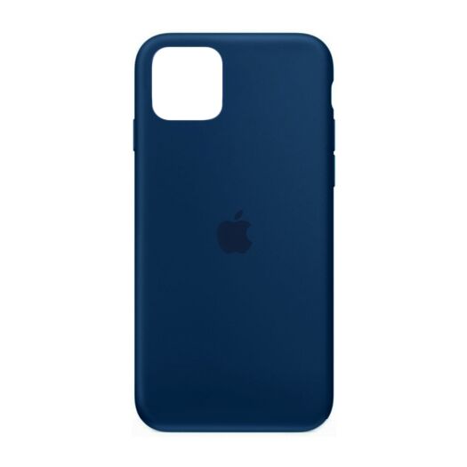 Чехол Silicone Case Full Cover iPhone 11 Copy Navy Blue (20) 10590