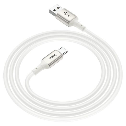 Кабель Hoco X66 Howdy charging data cable for Type-C White 12549