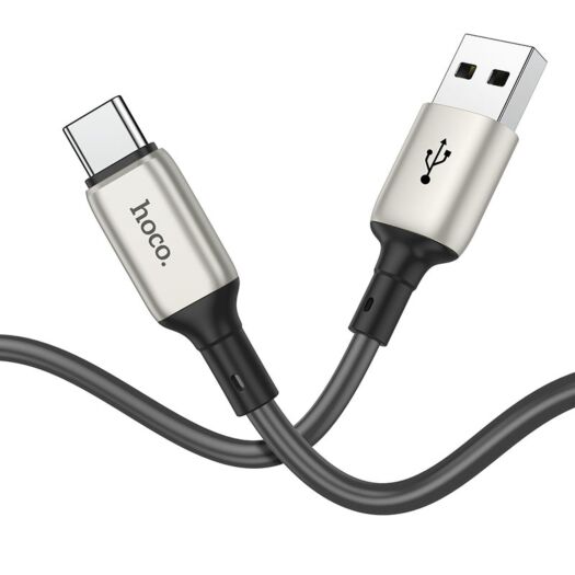 Кабель Hoco X66 Howdy charging data cable for Type-C Gray 12550