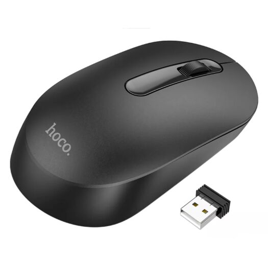 Комп'ютерна миша Hoco GM14 Platinum 2.4G business wireless mouse Black 12572