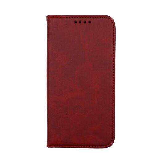 Чехол-книжка Premium Iphone 13 Pro Dark Red 12581
