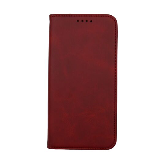 Чехол-книжка Premium Iphone 12 Pro Max Dark Red 12593