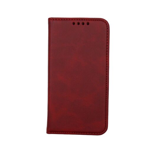 Чехол-книжка Premium Iphone 12 mini Dark Red 12605