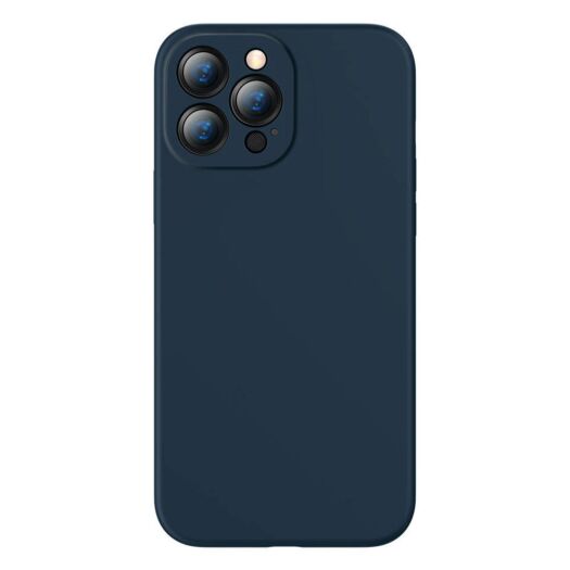 Чехол Baseus Liquid Silica Gel Protective Case For iPhone 13 Pro Max Blue (ARYT000803) 12785