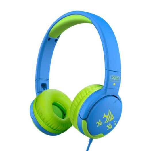 Навушники XO EP47 Kids Study Wired Headphone Green 13045