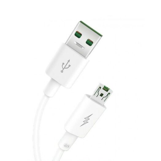 Кабель XO NB119 5A super fast charging USB cable Micro білий 13108