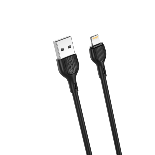 Кабель XO NB200 2.1A USB cable for Lightning 1M Black 13123