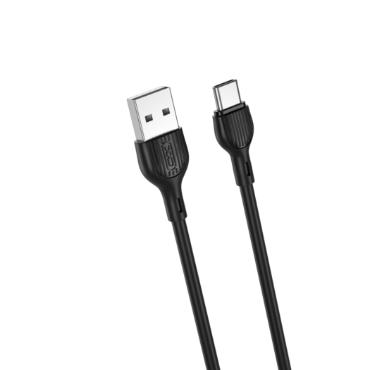 Кабель XO NB200 2.1A USB cable for type-c 1M Black 13126