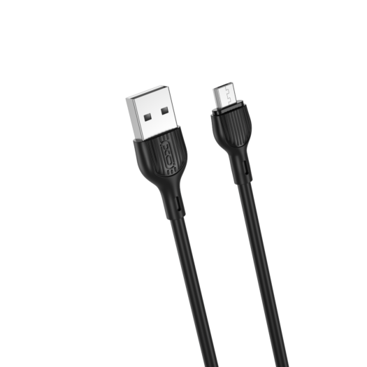 Кабель XO NB200 2.1A USB cable for micro 2M Black 13130