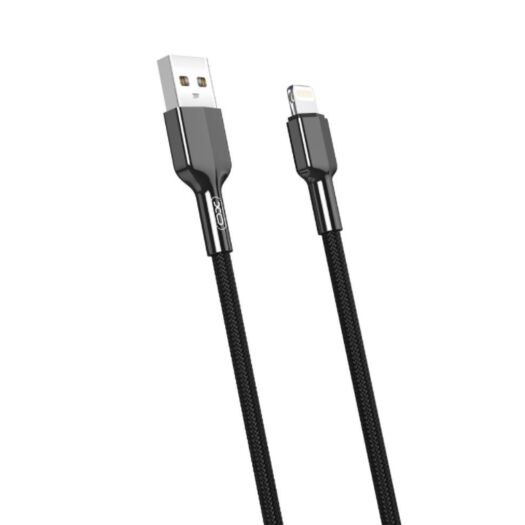 Кабель XO NB182 2.4A USB Cable lighting Black 13134