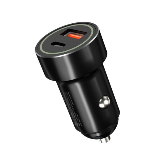 АЗП XO CC32 PD + QC3.0 20W USB/Type - c car charger Black 13185